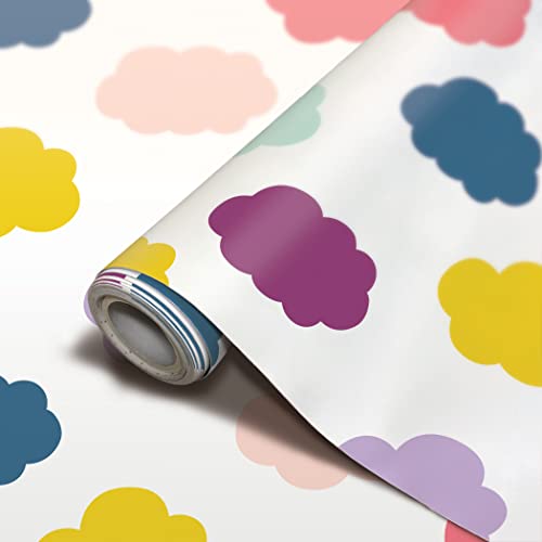Papier décoratif nuages Oh Happy Day autocollant pour chambre