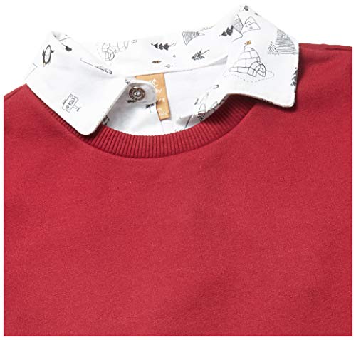 Conjunto Casaco E Calça Moletom, Up Baby, Meninos, Bordo, 08