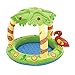 Inflatable Pools Piscina Easy Set Piscina Gonfiabile Piscina con Box Giochi Piscina Gonfiabile all'aperto per Bambini Piscina per Bambini con ombrellone