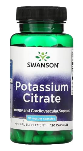 Swanson Potassium Citrate 120 Capsules