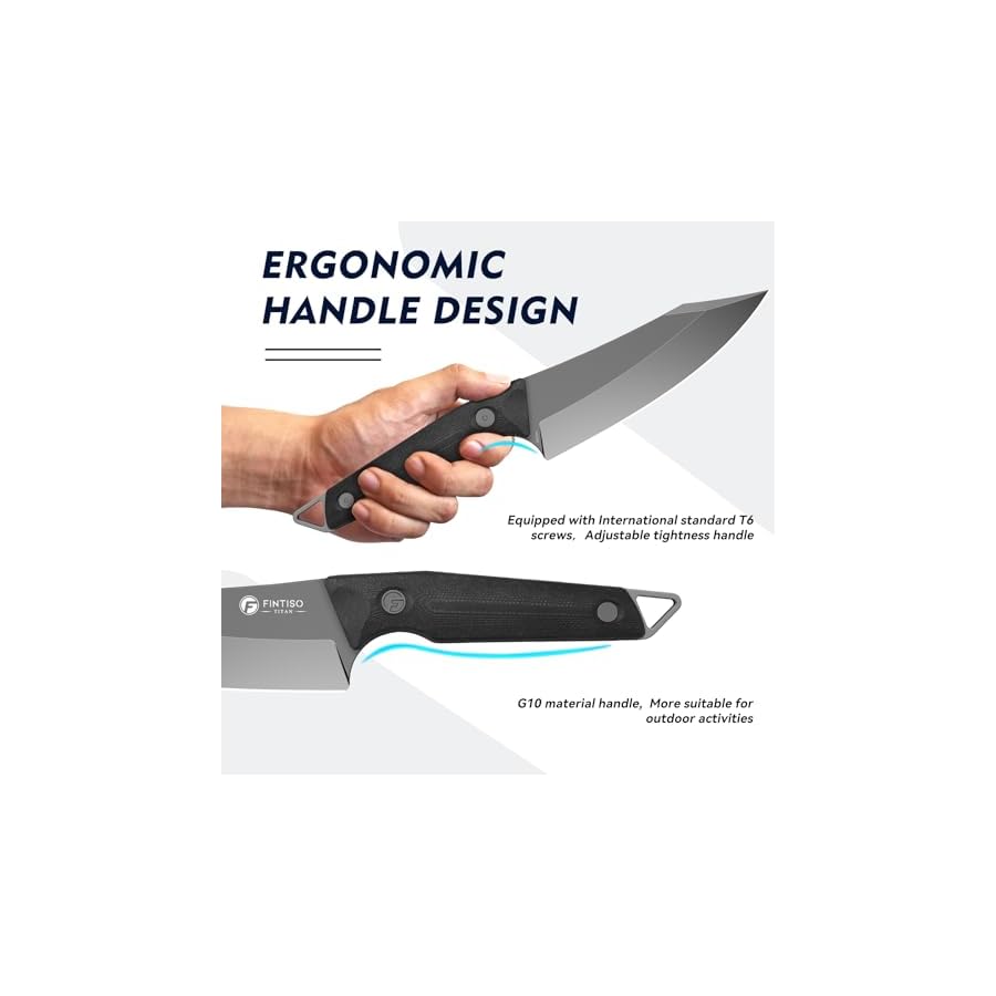 Kitchen-Knife-Premiun-14C28N-Steel-Viking-Knife-Japanese-Chef-Knife-with-G10-Handle-Boning-Knife-for-Meat-Cutting-for-Home-Outdoor-Best-Gift-Black Kitchen Knife Premiun 14C28N Steel Viking Knife, Japanese Chef Knife with G10 Handle, Boning Knife for Meat Cutting for Home, Outdoor, Best Gift (Black)