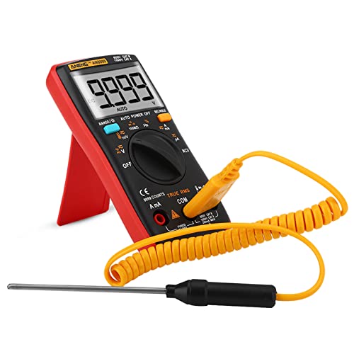Image of Jeanoko Handheld Digital Multimeter AN8009 9999 Counts Digital Multimeter True RMS AC /DC Voltage Electronic Meter