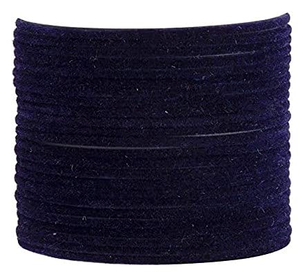 Oneness (2.2 Small Size) Beautiful Velvet Metal Bangles Set For Women & Girls On Occasion Of Birthdays, Party & Functions - (Set Of 24)_Navy Blue_2.2 (B095K1WCDN) Amazon Price History, Amazon Price Tracker