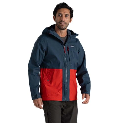 Craghoppers Pandion - Chaqueta impermeable con cremallera completa para hombre