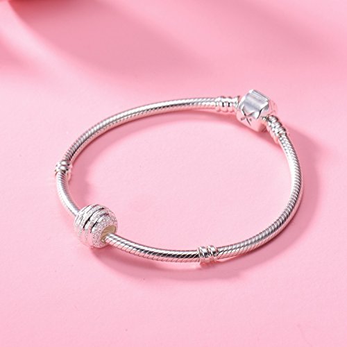 Changeable 925 Sterling Silver Charms For Bracelets (Balling Pure Kugel) #TOP2