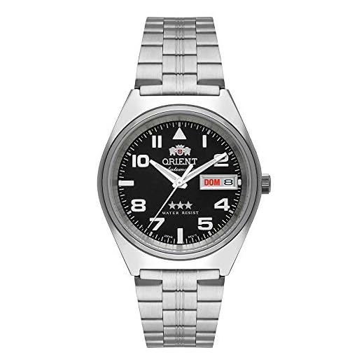 Relógio ORIENT Automático masculino preto 469SS083F P2SX