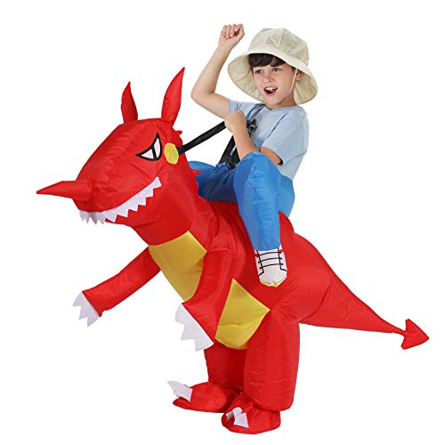 Toloco Inflatable Costume Kids, Inflatable Halloween Costumes, Inflatable Dinosaur Costume, Blow Up Costumes(Red) #TOP9