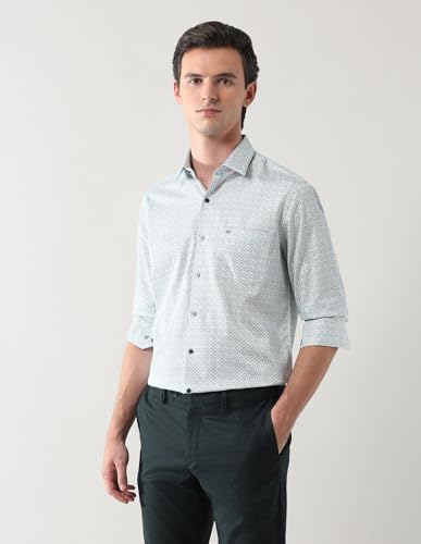 Image of Arrow Men's Geometric Slim Fit Shirt