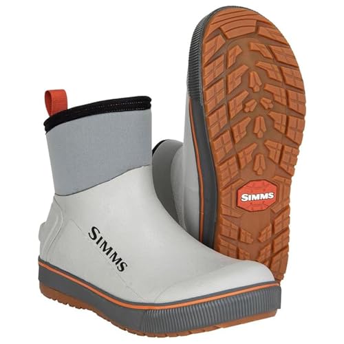 Image of Simms Men's Challenger 7 inch Boot, Pull On Fishing Footwear, 13, Cinder