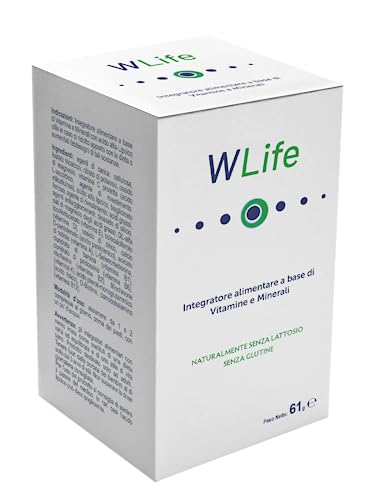 W Life Integratore di Vitamine e Minerali, 60 Compresse