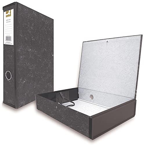Q-Connect Box File Foolscap Cloud (Pack of 10), Black - 3