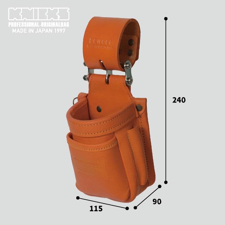 Amazon.co.jp: KNICKS ヌメ革チェーンタイプ小物腰袋 KNS-201VADX 