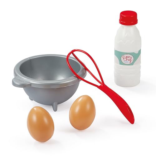 Ecoiffier 2531 – Das Waffeleisen für Kinder – ab 18 Monaten – Spielzeug aus robustem Kunststoff – mit Zubehör und Zutaten – zum Kochen wie EIN Chef