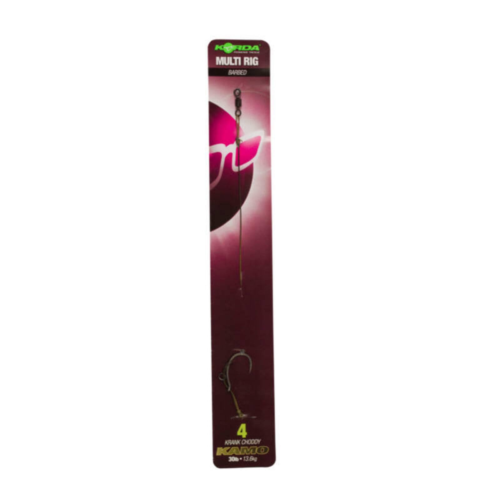 Korda Multi Rig Size 8B Krank Choddy Kamo 15lb