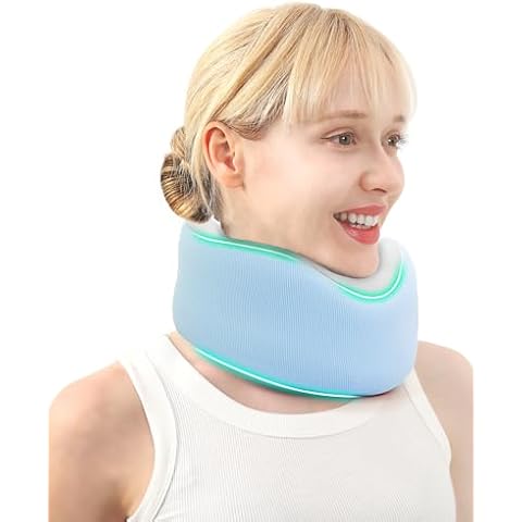 SPUER Neck Braces for Neck Pain and Support - Cervical Collar Relief Neck Pain and Neck Support Memory Foam,Neck Collar of Cervical Spine Pressure for Women & Men Cover