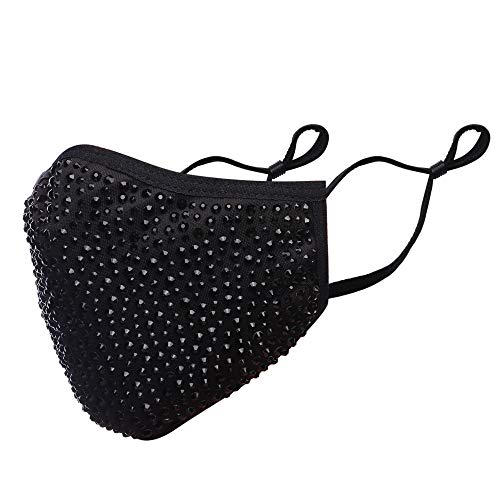 Natalie Mills Luxurious Crystal-Embellished Face Mask