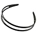 Black Double Row Plastic Alice Hair Band Headband