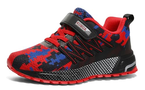 Image of KUBUA Kids Sneakers Lightweight Boys Girls Tennis Shoes | Breathable, Comfortable, Non Slip, Easy to Put On, Running, Walking, Gym, School, Daily Play, Toddler