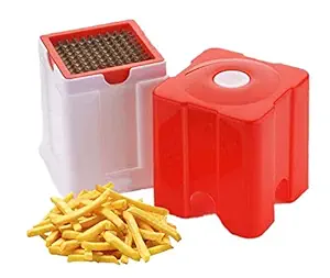 Credex Potato Chipser French Fries Chips Maker Machine Snacks Finger, Potato Finger Chips Cutter - Multi Colour