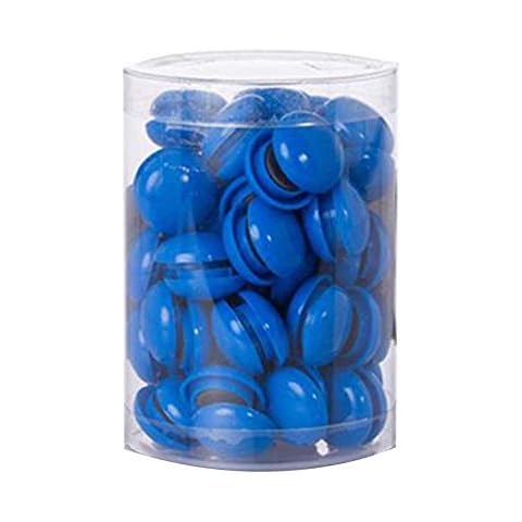 80 Pcs Heavy Duty Office Round Magnets,Home,Office, Kitchen, Refrigerator, Whiteboard Magnet Set Multiple Colors (Blue) Cover