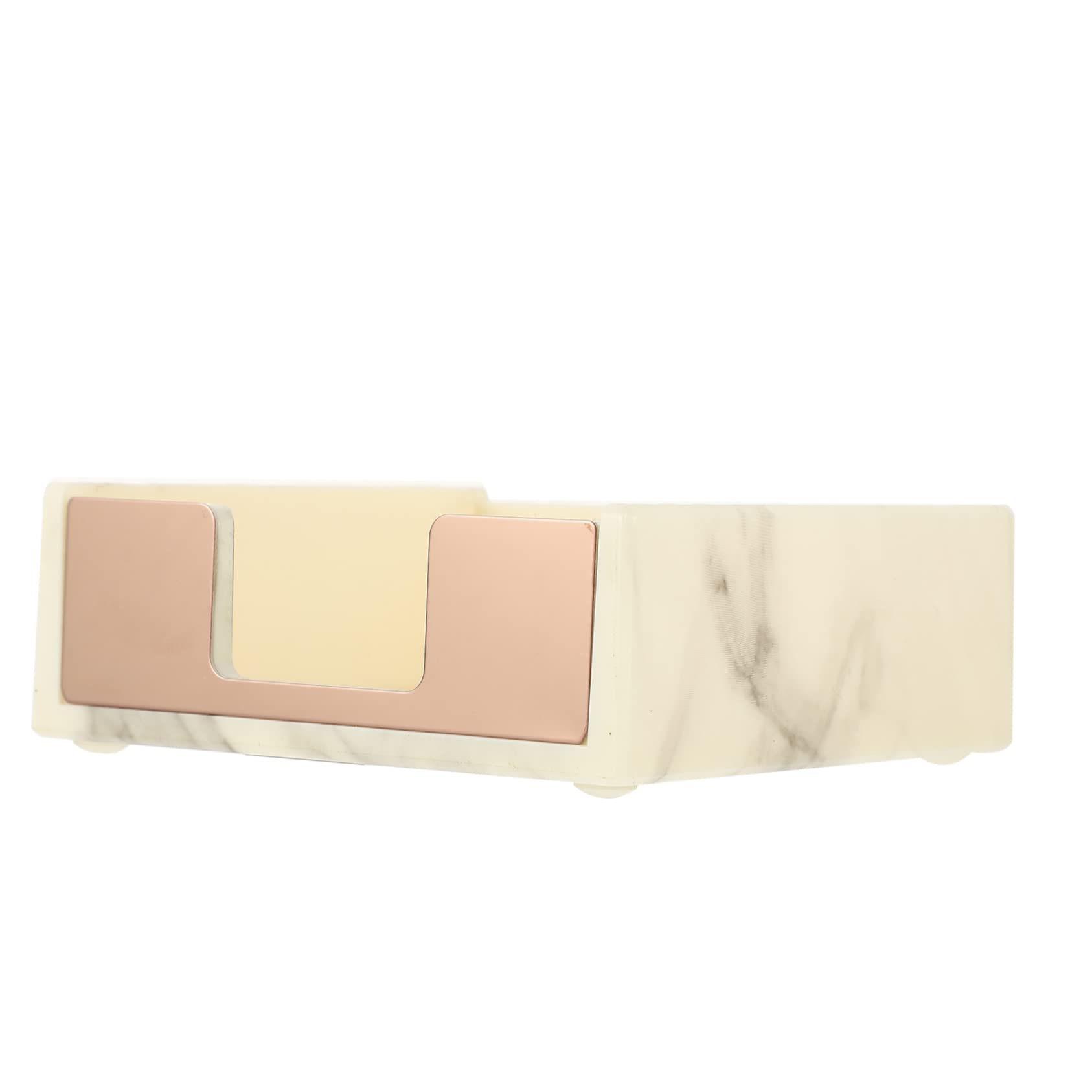 STOBOK 3Er-Box Notizkasten Notizblock-Organizer Memo-Hafthalter aufbewahrungsdose storage boxes Notizblöcke Notizblockhalter Schreibtisch kleiner Notizblockhalter Roségold Veranstalter
