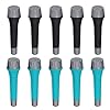 NUOBESTY 10St Plastic Microfoon Speelgoed Gesimuleerd Nep Microfoon Speelgoed Doen Alsof Spelen Karaoke Props Voor…