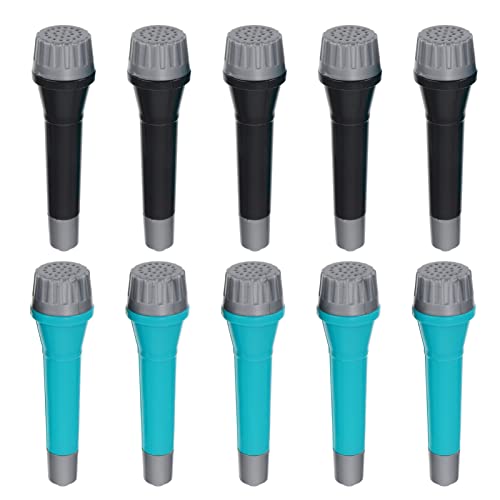 NUOBESTY 10St Plastic Microfoon Speelgoed Gesimuleerd Nep Microfoon Speelgoed Doen Alsof Spelen Karaoke Props Voor…