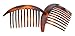 France Luxe Belle Interlocking Comb Pair - Tortoise