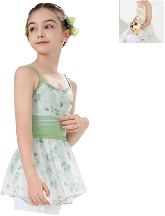 DANSEZ ダンス用レオタード 5-6歳 ミントグリーン scd199-green-04.jpg