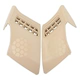ApplianPar 2Pcs Beige Front Driver and Passenger Side Dash Vent Speaker Grill Cover for Mercedes-Benz E430 1998-2002, E320 1994-2001, E55 AMG 1999-2001