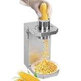 ÉGreneuse à MaïS éLectrique Commerciale, Batteuse à MaïS Automatique En Acier Inoxydable Pour MaïS Frais Et Cuit, éPlucheuse à MaïS Professionnelle