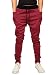 HEMOON Mens Jogging Pants Tracksuit Bottoms Training Running Trousers M Wine