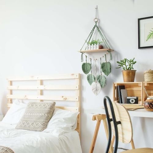 Décoration bohème tissée en coton pour mur de chambre