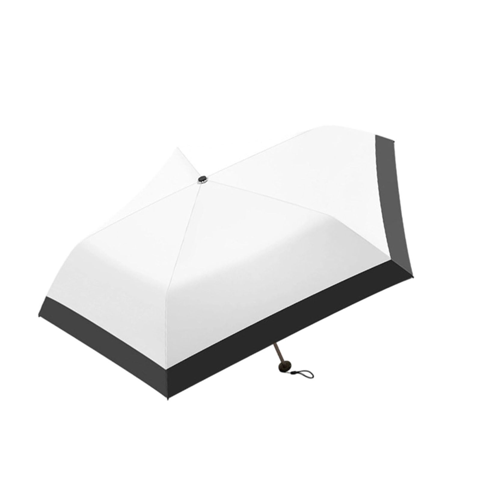 Navna Multiuse 3 Fold Umbrella with 5 Ribs Construction and Pongee Fabric for Various Occasion Sun Protections Rainproof Folding Umbrella