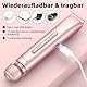Lady Shaver Gesichtshaarentferner für Frauen 2 in 1 Eletctric Rasierer Schmerzloser Haarentferner Bikini Trimmer für Achseln, Beine, Arme, Körper IPX7 Wasserdicht