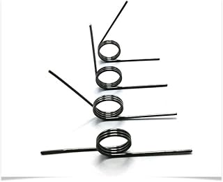 10pcs Diameter 0.3mm65Mn Steel V-Shaped Helical Spring Helicaltorsio Ring Wire Diameter 0.3mm Angle 60 90 120 180 Degrees 10Pieces Custom (Size : 60 Degrees, Color : 2MM_3 LAPS)