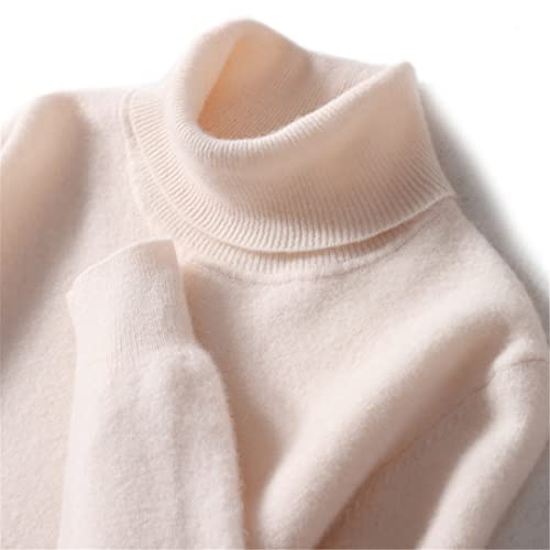Cashmere Turtleneck Men Knitted Sweater Autumn Winter Warm High Collar Pullover4
