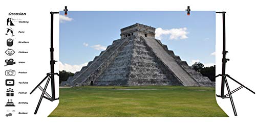 YongFoto 2,2x1,5m Vinile Fondale Foto Tempio Maya