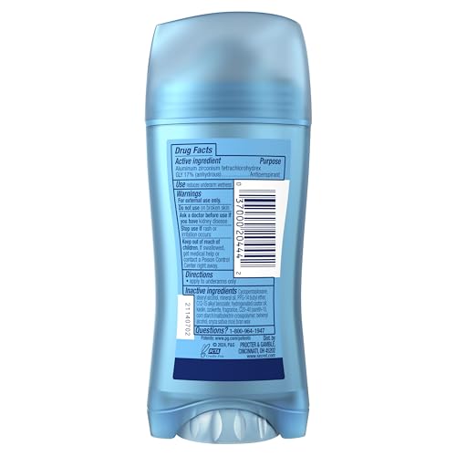 Secret Fresh Invisible Solid Antiperspirant and Deodorant, Vanilla, 2.6 oz - image 9