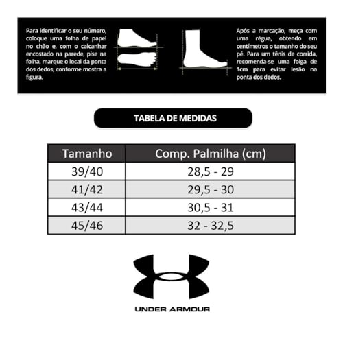 Chinelo Under Armour Core 2 Preto, Cor: Preto, Tamanho: 41/42