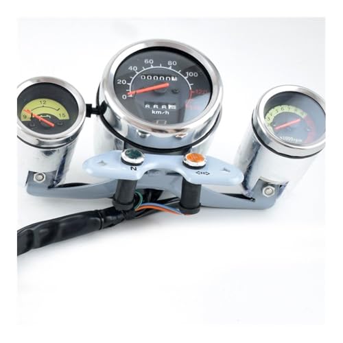 バイク用ディスプレイシフトレバーセンサー オートバイスピードメーター 走行距離計 レトロ ギア インジケーターライト付き カフェレーサー QS150 QS150-B Qイアンは惜しみません用