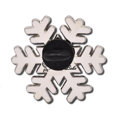 Image of Snowflake Glitter Soft Enamel Pin