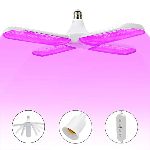 LED Grow Lights for Indoor Plants, JESLED 60W Full Spectrum LED Plant Light