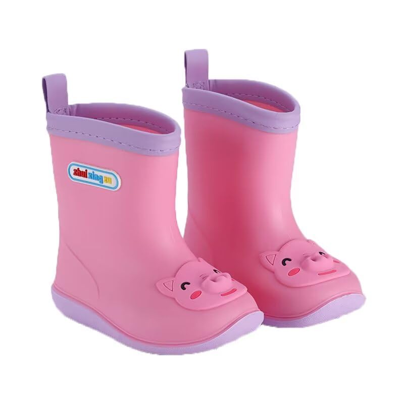 Kids Boy Girl Soft Lovely Cartoon Rain Boots for Walking Water Sport