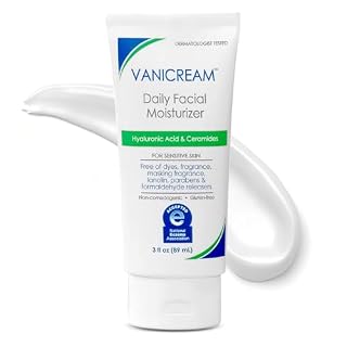 Vanicream Daily Facial Moisturizer With Ceramides and Hyaluronic Acid for Sensitive Skin (3 fl oz)
