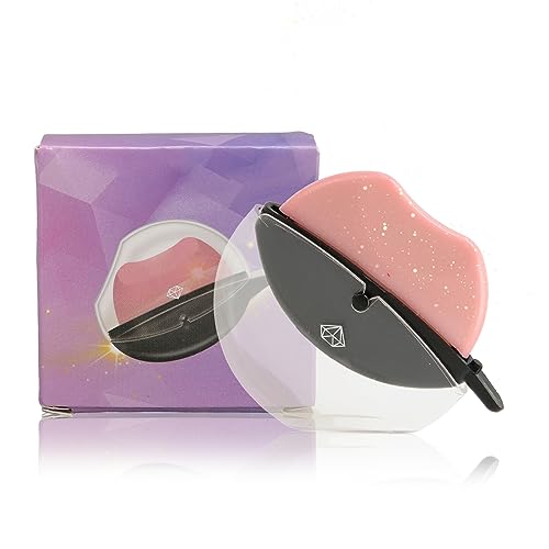 Pintalabios que Cambia de Color, Brillo de Labios Hidratante con Purpurina Fina, Pintalabios Perezoso con Forma de Labios, Copa Antiadherente Pigmentada de Larga Duración (#3)