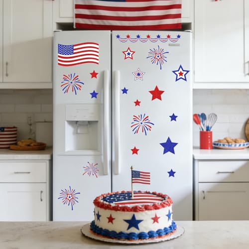 15 imanes decorativos patrióticos para refrigerador miniatura 5