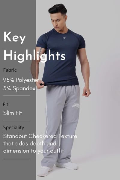Image of FUAARK Grain Men's Slim Fit Heavyweight Stretchable Raglan Sleeves Gym & Workout Tshirt