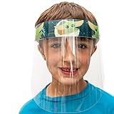 Sun-Staches Star Wars Reusable Face Shield for Kids - Awesome Kids Face Shield with Clear Anti Fog...