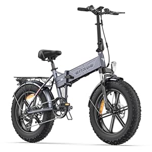 ENGWE EP-2 PRO E-Bike Elektrische Fiets Opvouwbare | 20”×4.0″ Fat banden | 48V 13Ah Lithiumbatterij | Range 120KM | 7 Speed | 25KM/H
